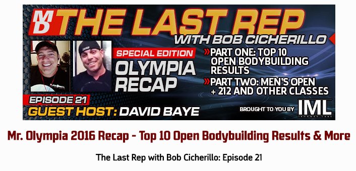 The Last Rep Bob Cicherillo Episode 21