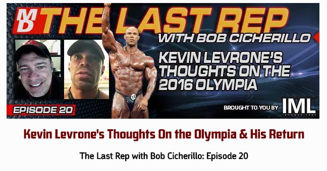 The Last Rep Bob Cicherillo Episode 20