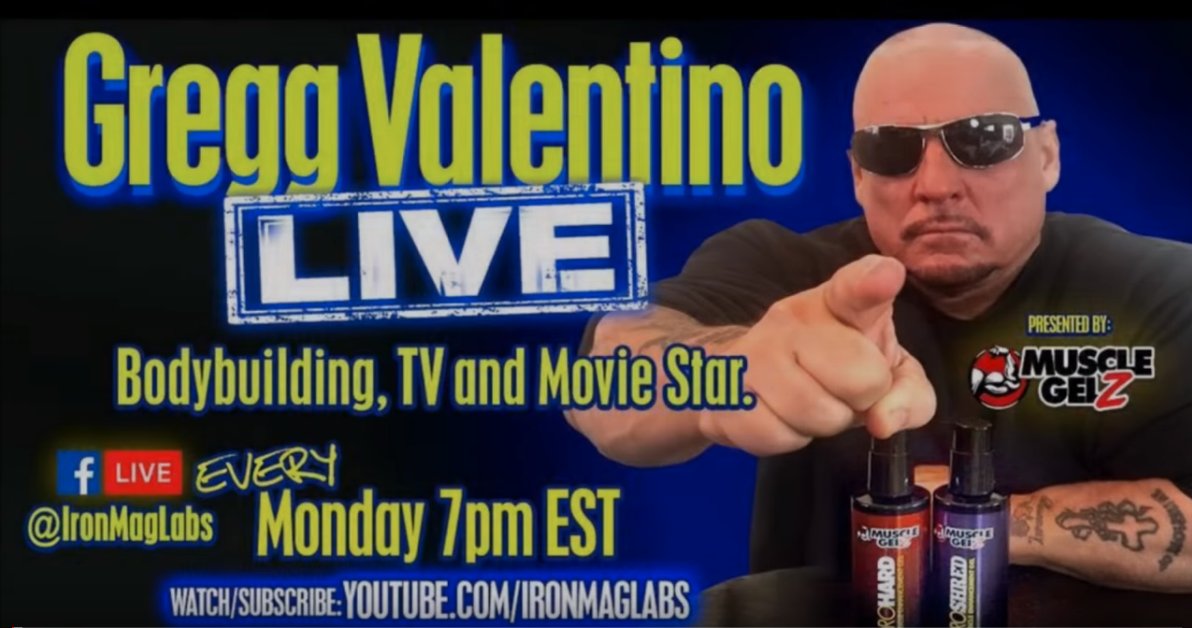 Gregg Valentino LIVE!! – Steroid Speech