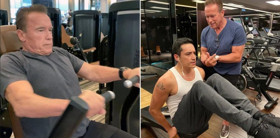 Arnold Schwarzenegger Gives Travel Workout Advice