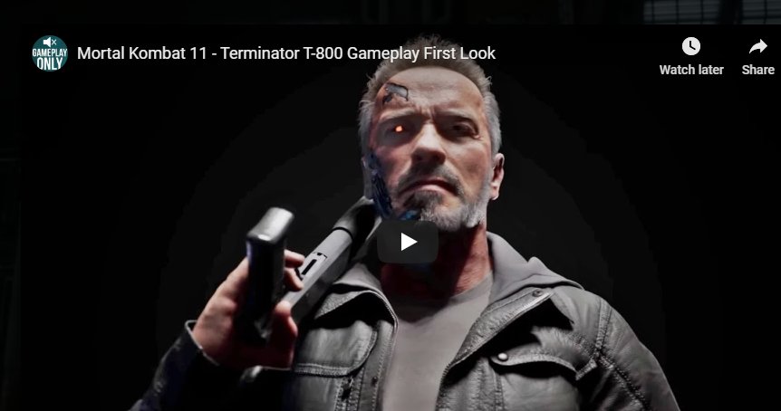 Arnold Schwarzenegger Makes his Video Game Debut in Mortal Kombat