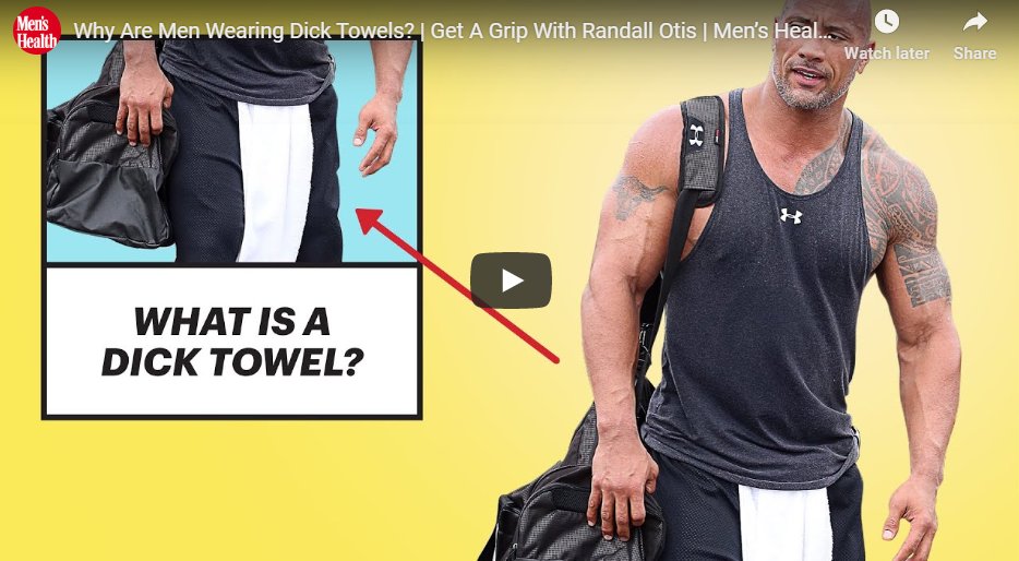 Why Are Men Wearing Dick Towels?