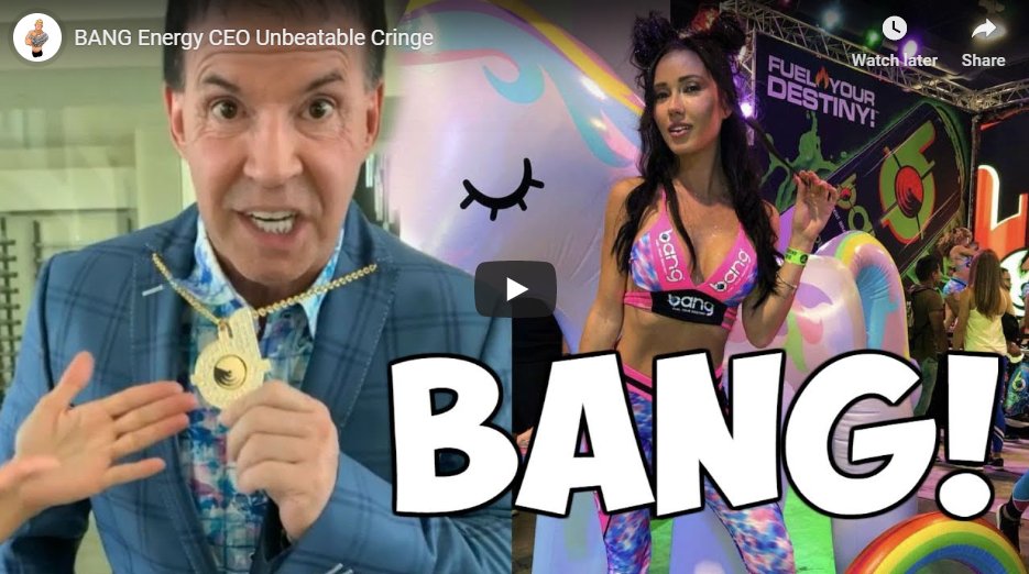 BANG Energy CEO Unbeatable Cringe