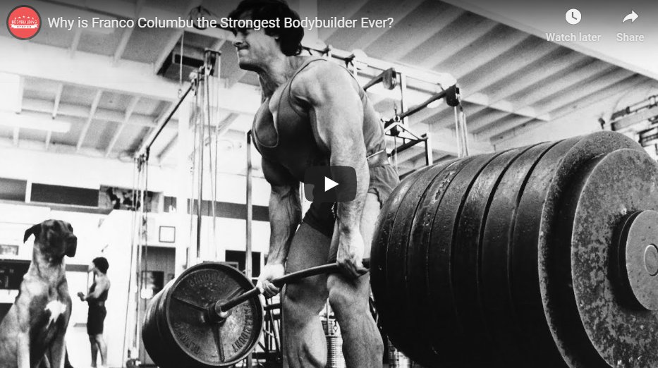 Why is Franco Columbu the Strongest Bodybuilder Ever?