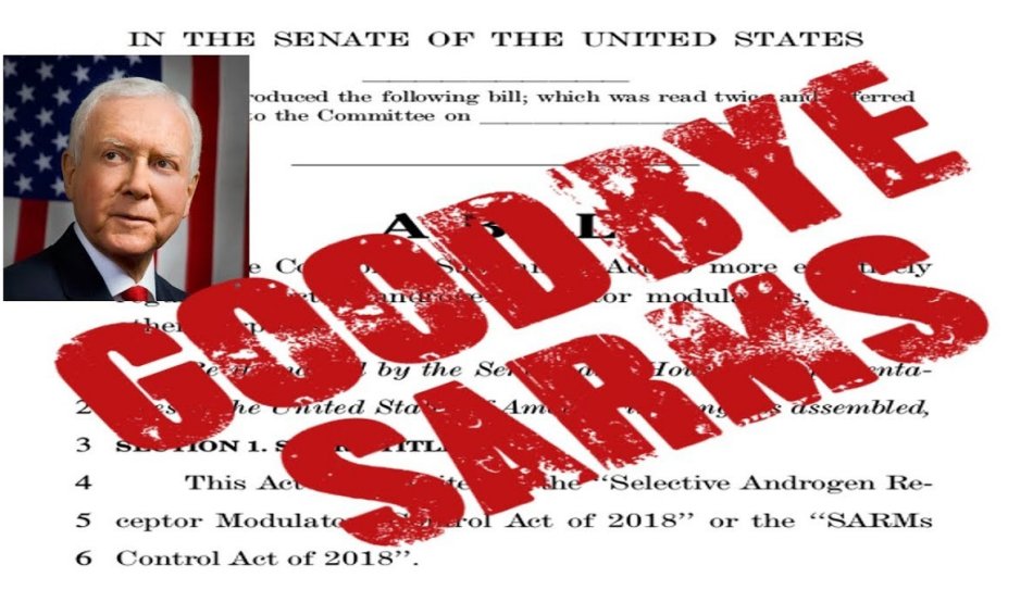 I’m Going To Jail, SARMS Ban 2020