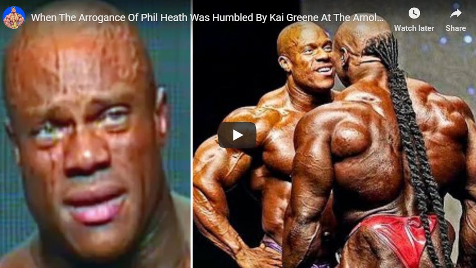 When The Arrogance Of Phil Heath Was Humbled By Kai Greene At The Arnold Classic
