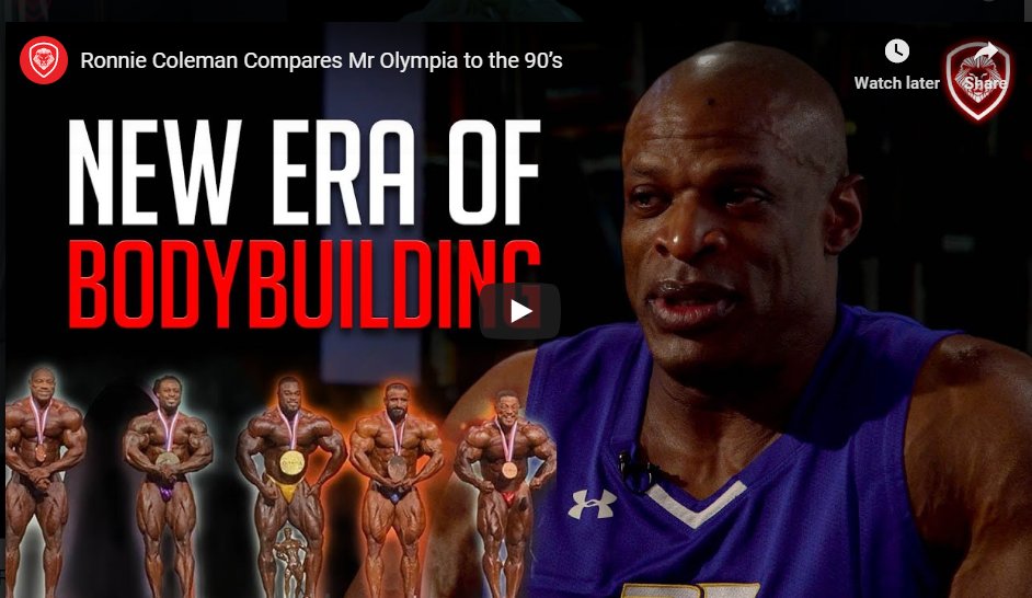 Ronnie Coleman Blasts Today’s Bodybuilders, Compared To His Day
