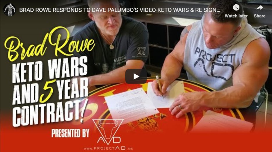 Brad Rowe’s Keto Ain’t Palumbo’s Keto!