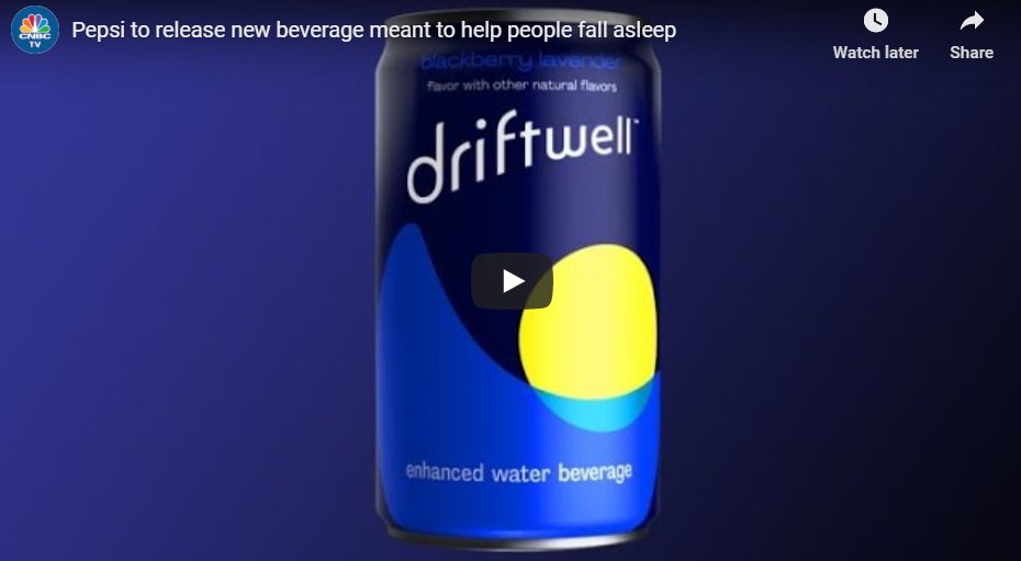 Pepsi Is Trying Their Hand at Functional Beverages with Driftwell Pepsi Is Trying Their Hand at Functional Beverages with Driftwell