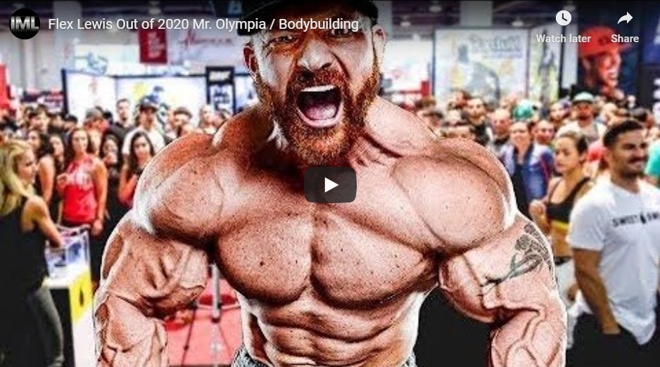 Flex Lewis Out of 2020 Mr. Olympia
