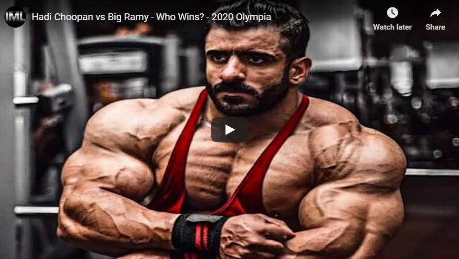 Hadi Choopan vs Big Ramy – Who Wins? – 2020 Olympia Hadi Choopan vs Big Ramy – Who Wins? – 2020 Olympia