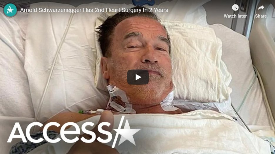Arnold’s Recovery – One For The Record Books! Arnold’s Recovery – One For The Record Books!