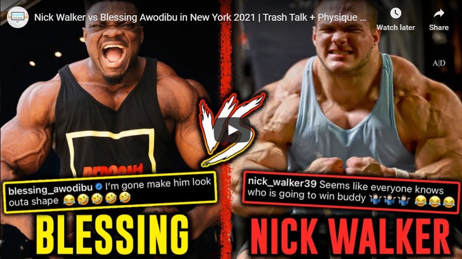 Nick Walker vs Blessing Awodibu Nick Walker vs Blessing Awodibu