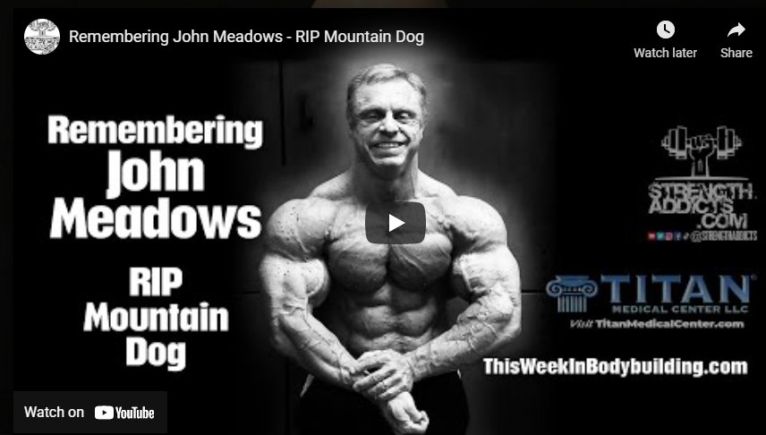 Bodybuilding World Mourns John Meadows