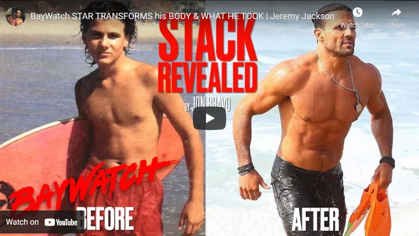 Baywatch Star Transforms His Body See What He Took