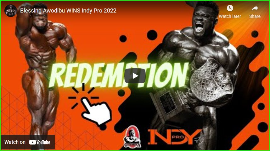 Blessing Awodibu WINS the Indy Pro 2022 Blessing Awodibu WINS the Indy Pro 2022
