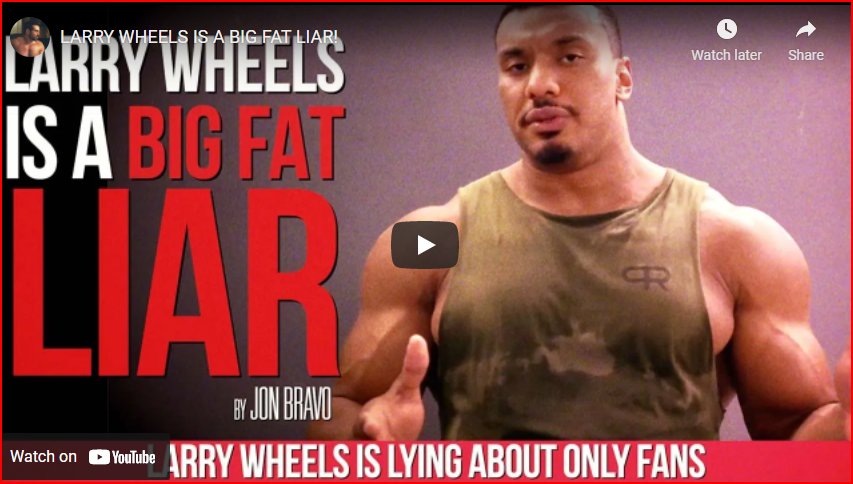 Larry Wheels Is A Big Fat Liar!