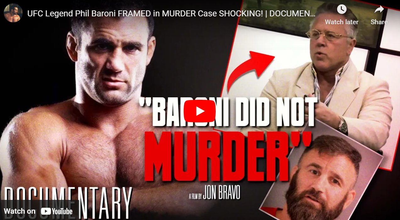 UFC Legend Phil Baroni FRAMED in MURDER Case SHOCKING! UFC Legend Phil Baroni FRAMED in MURDER Case SHOCKING!