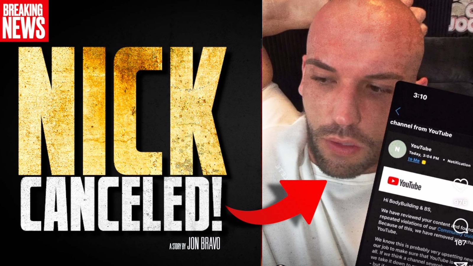 Nick Trigili’s Bodybuilding & BS is Canceled!