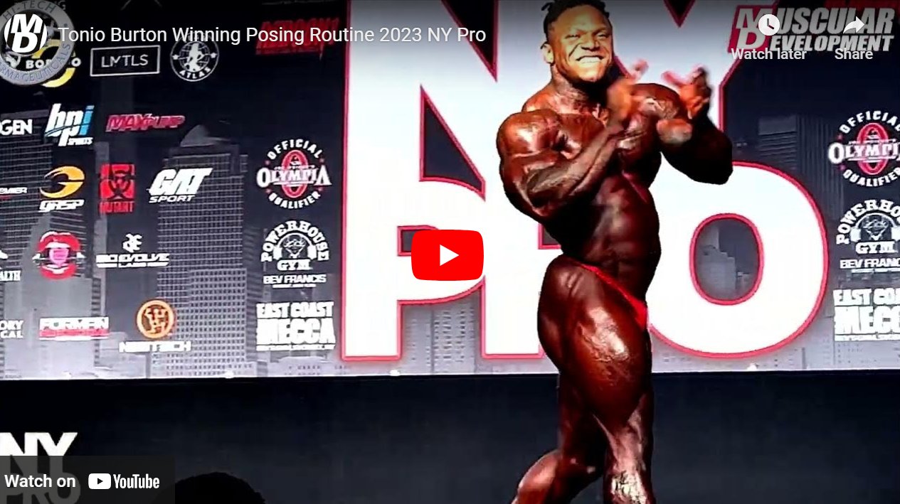 Tonio Burton Wins The NY Pro!